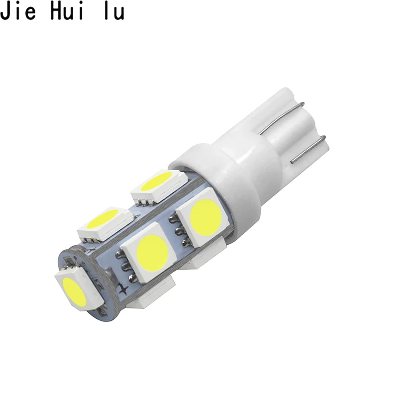 1 шт. T10 W5W светодиодный 194 168 5050 9 SMD авто клиновидный боковой задний Автомобильные стояночные огни лампы оформление освещения DC12V