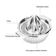 Нержавеющая сталь цитрусовый Лимон Апельсин соковыжималка Ручной пресс кухонный инструмент для Прямая поставка