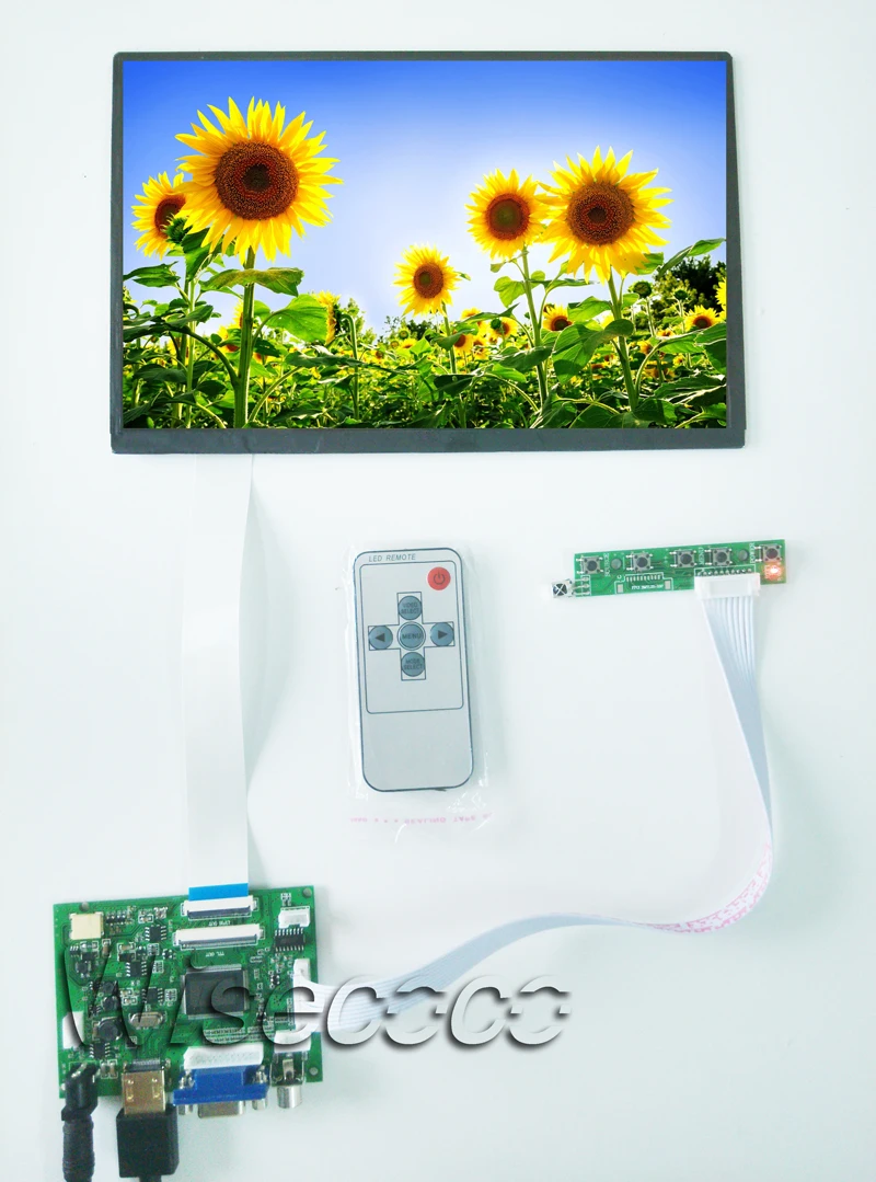 

Wisecoco 10.1 IPS for Raspberry Pi Monitor 1280*800 TFT EJ101IA-01G HD LCD Display Touch Screen Remote Driver Board HDMI 2AV VGA