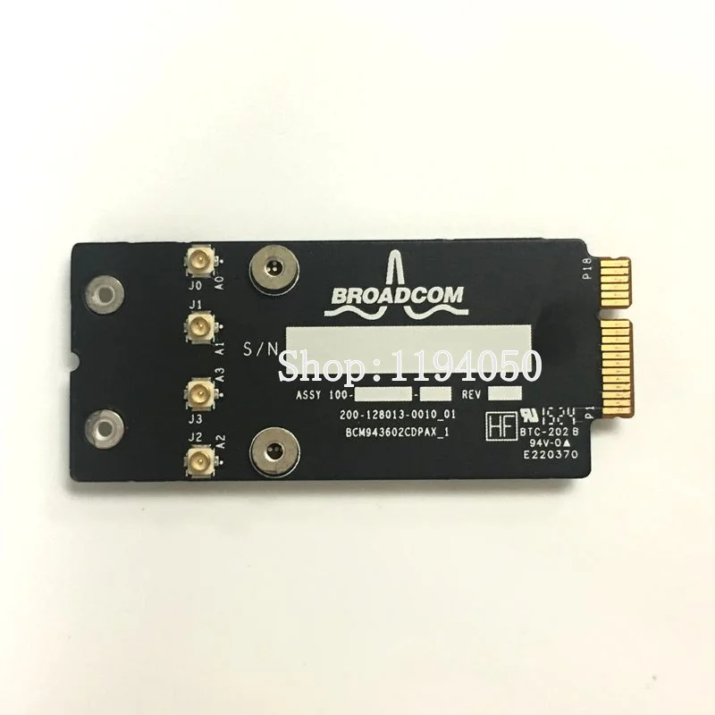 A1418 A1419 Wi-Fi 802.11ac и Bluetooth 4,0 карту аэропорта BCM943602CDP