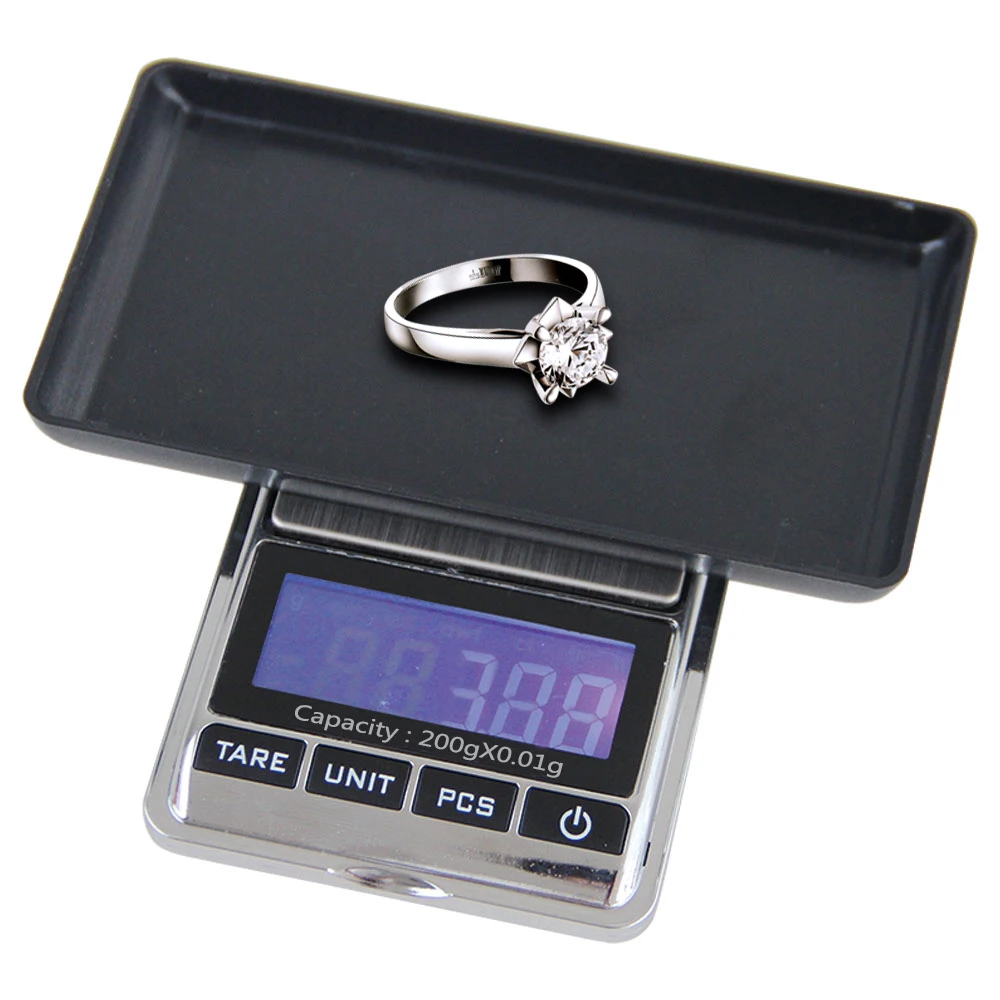 200 г* 0,01 г Мини цифровые весы 0,01 г Портативный ЖК электронные ювелирные изделия joyeria весовое Взвешивание Алмазный карманный мини-весы