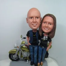 Персонализированные Кукла Пупс мотоциклетные свадебный подарок Свадебные украшения Смола Кукла пользовательские кукла