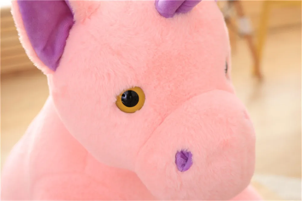 Fancytrader Pop Soft Forest Animal Plush Toy Lying Lion Elephant Tiger Horse Stuffed Doll Kids Play Toy Baby Gift15