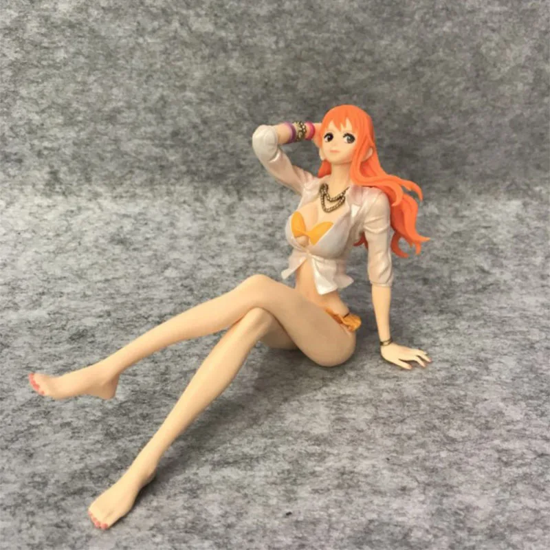

One piece anime Shirt Swimwear Nami 10.5 cm model toy