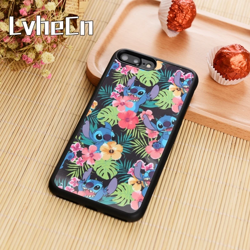 LvheCn Ohana means family Lilo stich logo Phone Case Cover For iPhone 5 6s 7 8 plus 11 pro X XR XS max Samsung S7 edge S8 S9 S10 |