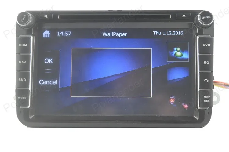 Excellent 8 inch Car Video Players Car DVD For VW/POLO/PASSAT/Golf/Skoda/Octavia/SEAT/LEON With Wifi Radio GPS Navigation 19