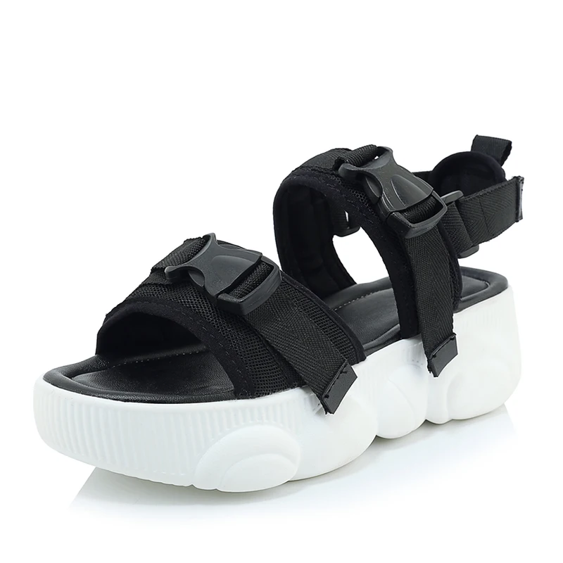

Rimocy women plus size gladiator sandals 2019 summer fashion thick platform big size 45 46 sandalias mujer casual sneakers shoes