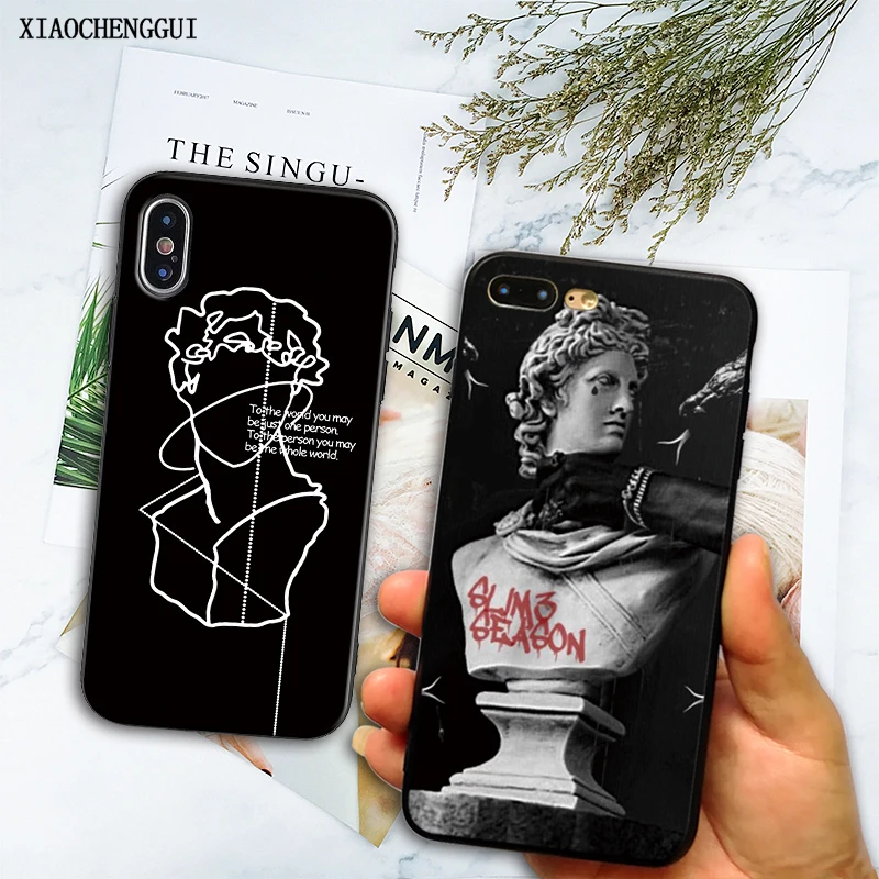 Мягкий силиконовый чехол Young thug thugger ss3 David Art Для IPhone 5 Se S 6 6s Plus 7 8 X XS R Max 11 pro |