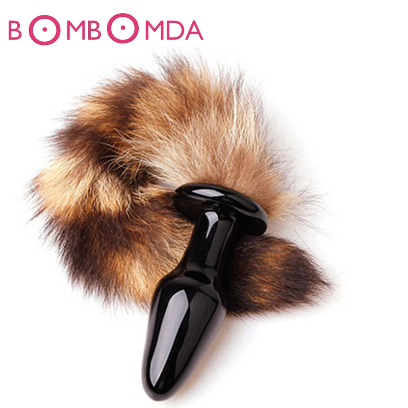 New Anal Plug Fox Tail Butt Dildo Sex Toys Adult Products Prostate Massage For Female Male Random Color O3 | Красота и здоровье