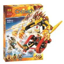 449pcs Bela CHIMAed 10295 Laval’s Fire Lion Minifigures Toys Building Blocks For Child Compatible With Legoed Christmas Gift