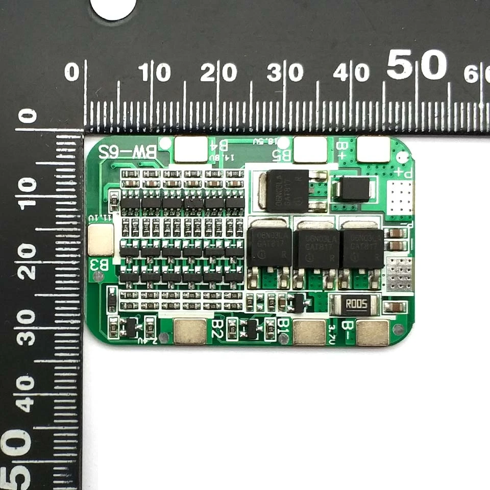 6S 15A 24V PCB плата защиты BMS для 6 пакетов 18650 литий ионный литиевый аккумулятор модуль