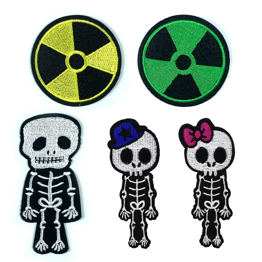 

Icon Warning RADIATION ZOMBIE SYMBOL NUCLEAR RADIOACTIVE HAZARDOUS WASTE BADGE APPLIQUE EMBROIDERED NUCLEAR IRON-ON PATCH