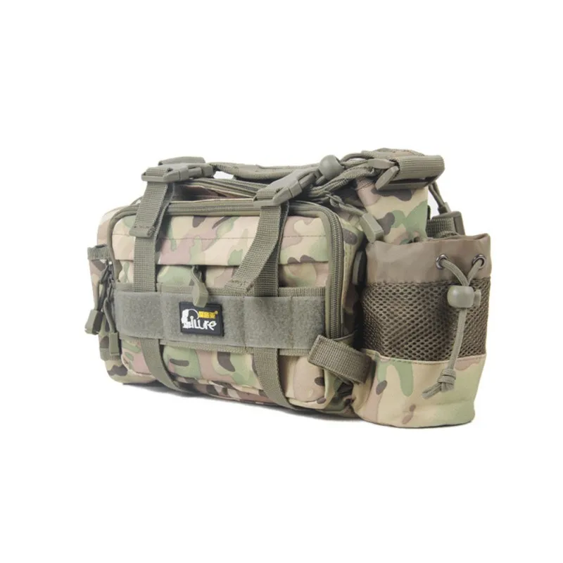  New Arrival 40 * 15 * 19cm Swimming Bag Multi-function Tackle Bag Waterproof Canvas Waist Fishing L