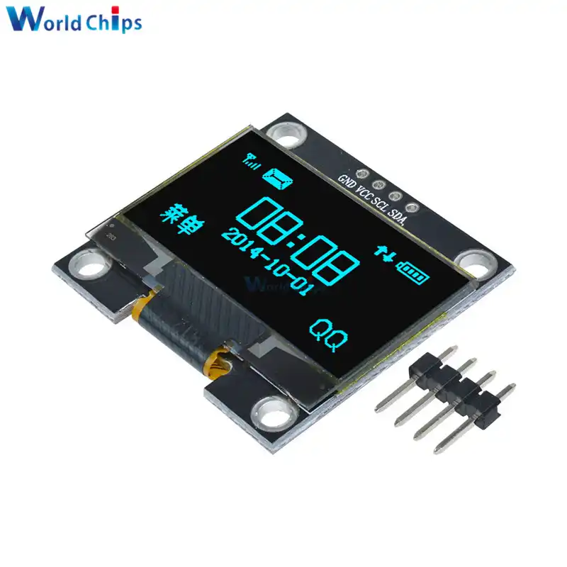 1.3/" OLED LCD Display Module IIC I2C Interface 128x64 3-5V For Arduino JT T CI