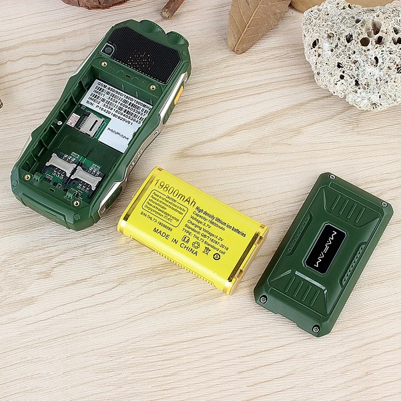 Портативная рация с двумя SIM картами беспроводная свободная PTT внешняя FM Power Bank