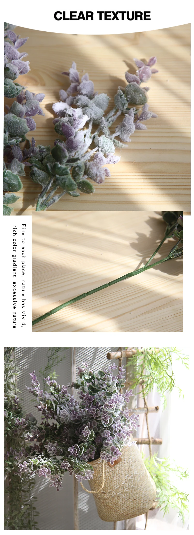 52 см искусственное растение с листьями эвкалипта, искусственные растения, свадебные цветы, вечерние украшения для дома, зеленая гирлянда