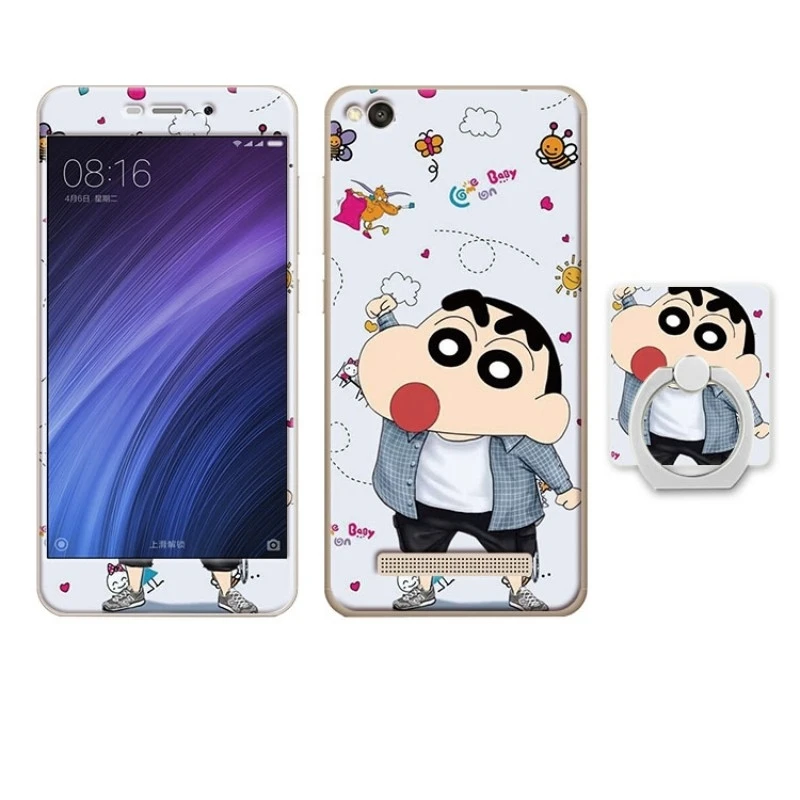 xiaomi redmi 4a case cover glass screen protector  (9)