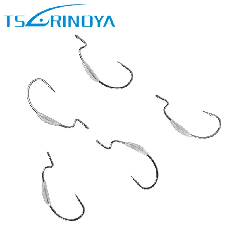 TSURINOYA 5 шт. свинцовый тяжелый крючок 1 #2/0 #3/0 #4/0 # свинцовые грубые Зазубренные
