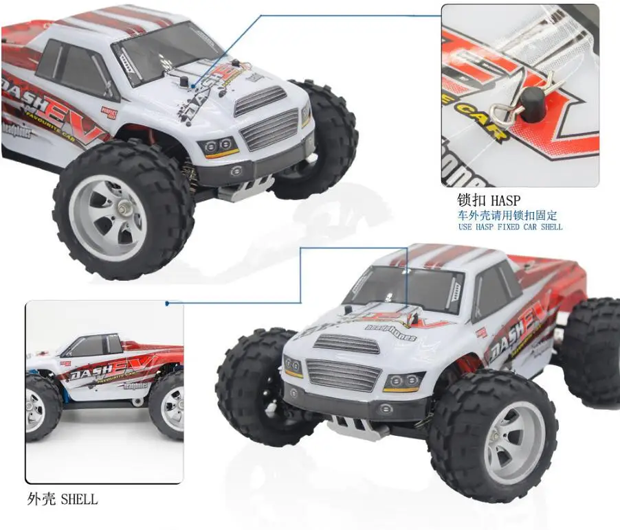 Оригинальный Wltoys 70 км/ч 1:18 2 4g 4ch 4wd A959 B n A979 высокоскоростной Радиоуправляемый
