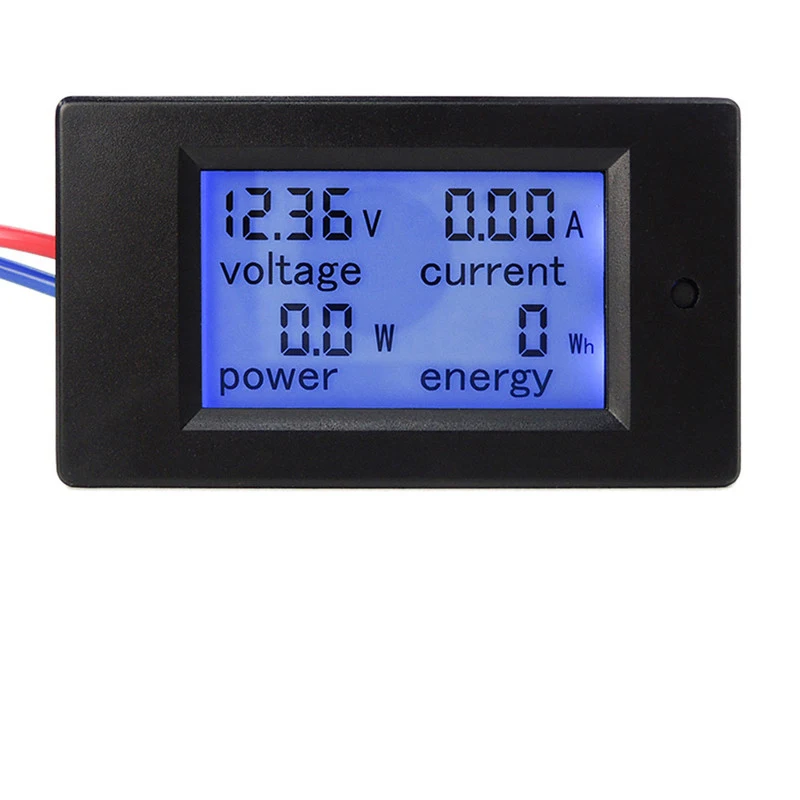 

DC 6.5-100V 0-100A LCD Display Digital Current Voltage Power Energy Meter Multimeter Ammeter Voltmeter