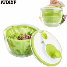 PFDIYF New Home Salad Dryer Vegetable Fruit Drain basket Dehydrator Shake Water Basket Multifunction Kitchen Mix Salad Tools