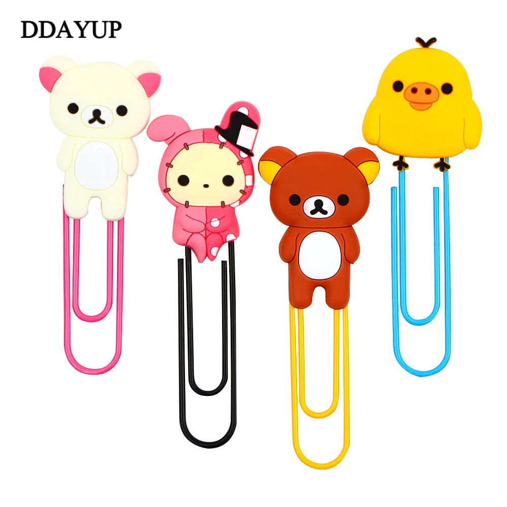 Cute Cartoon Large Easy Bear Paperclip Book for Office School