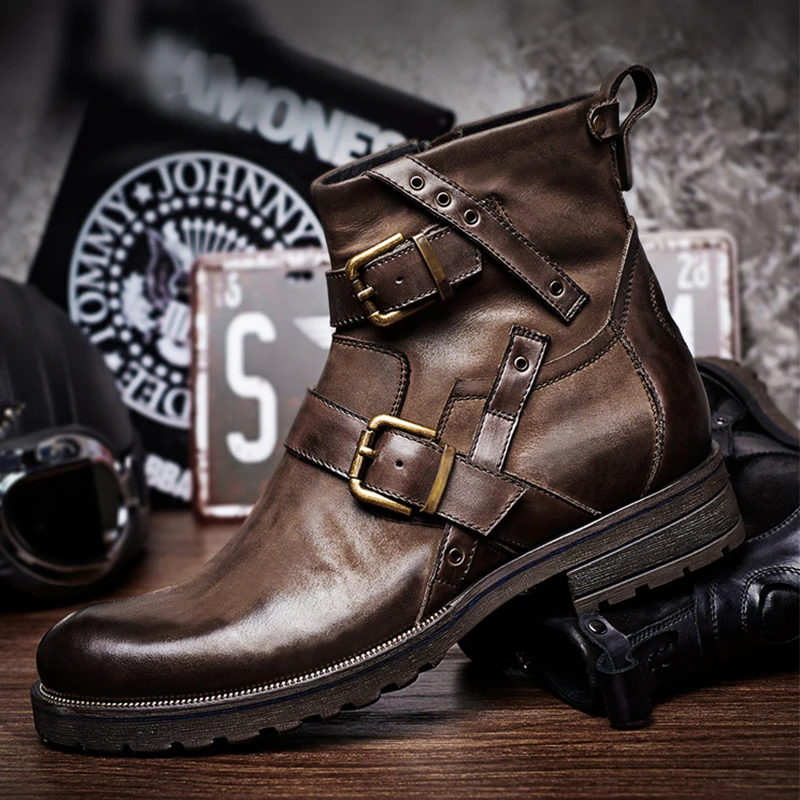 Mujer E Señoras brown Otoño Cuero Tobillo Nb279 Las La Femenino De Botas Black Pu Sapato Invierno Moda tYwSnq