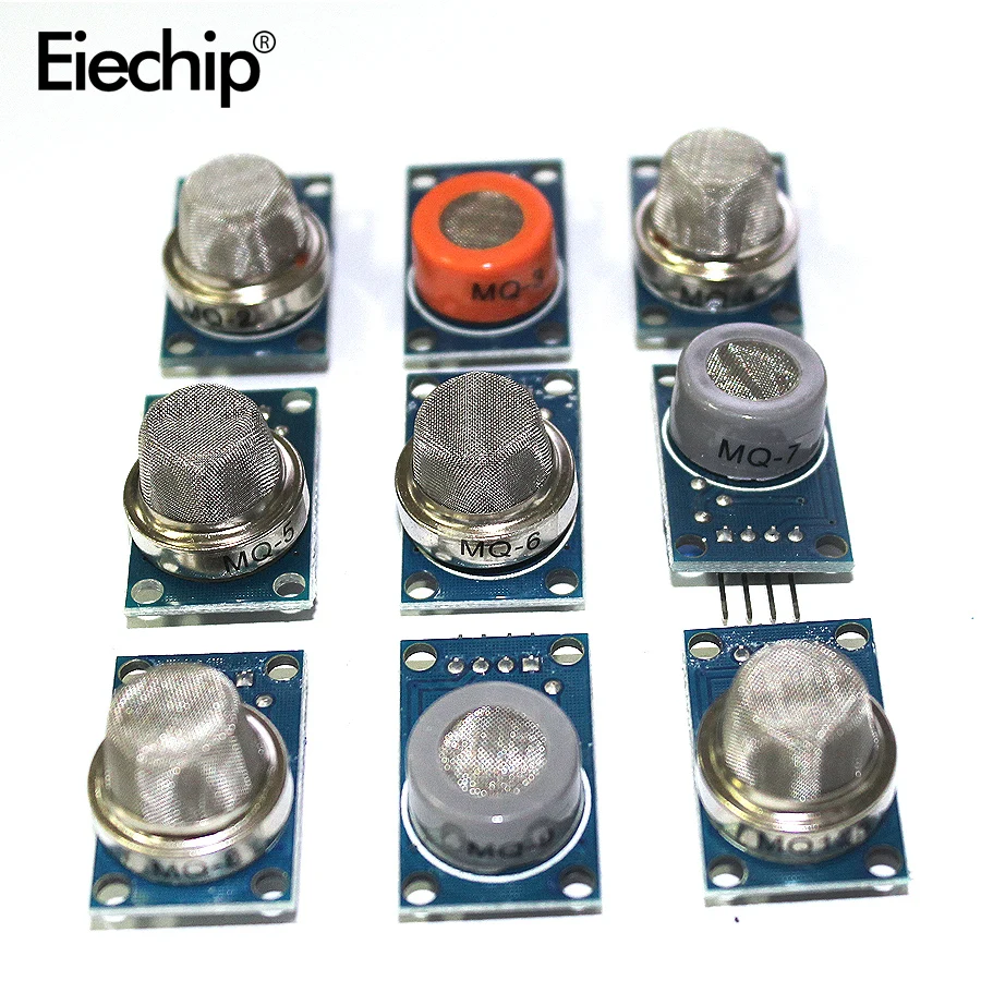 

MQ-2 MQ-3 MQ-4 MQ-5 MQ-6 MQ-7 MQ-8 MQ-9 MQ-135 Detection Smoke methane liquefied Gas Sensor Module for Arduino electronic kit