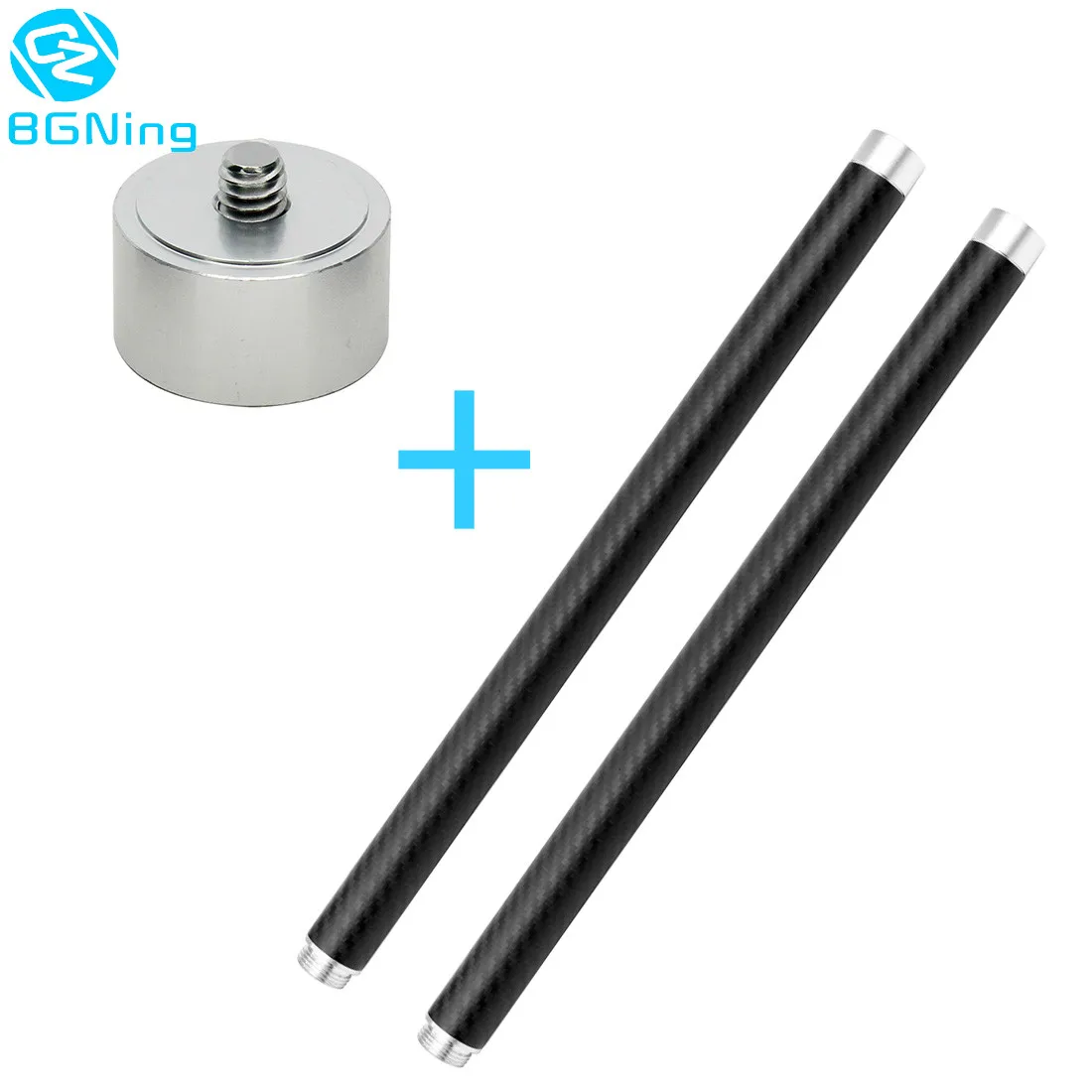

Carbon Fiber Extension Rod Bar Reach Pole Arm Converter Adapter for FeiyuTech FY G6 G5 SPG SPG Handheld Gimbal with 1/4" Thread