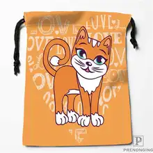 Пользовательские печати мультфильм-милые-сумки для покупок на шнурках дорожный мешочек для хранения плавать Пешие прогулки игрушка сумка унисекс мульти Size19-01-04-44