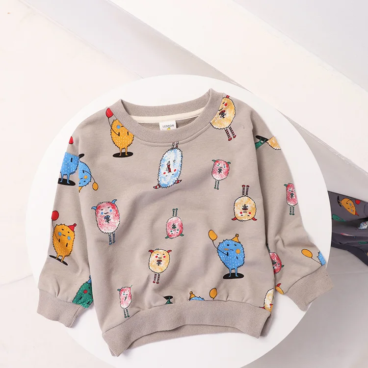Children Sweatshirt For Baby Boys Girls Tops Tees Toddler Boy Clothing Long Sleeve T Shirt Kids Clothes Cartoon Hoodies T Shirts (10)