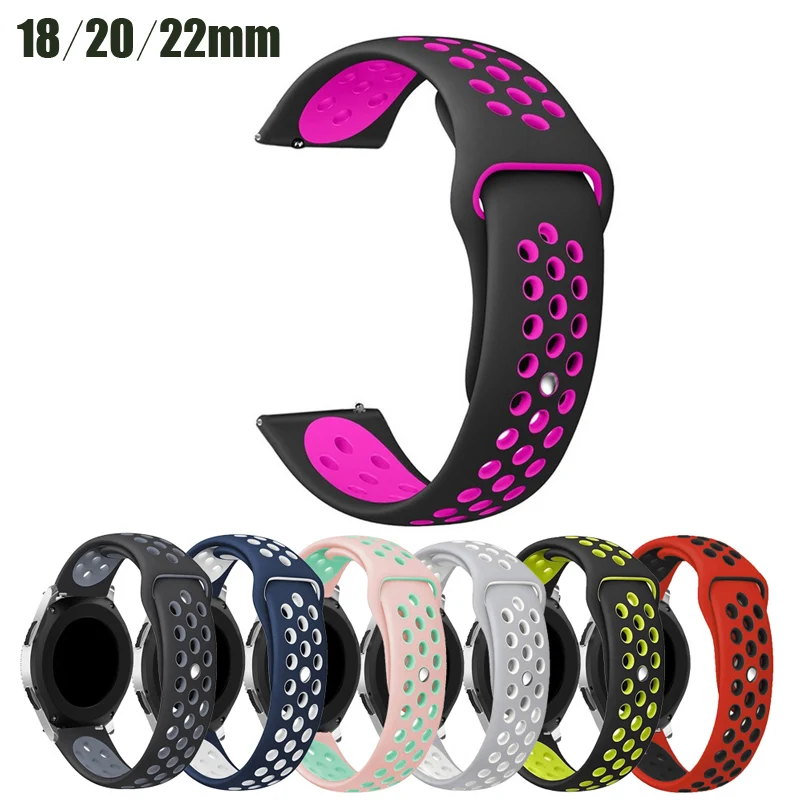 

20mm Smart Watch Bands Compatible for Amazfit Bip/ 42mm Smartwatch Samsung Galaxy Watch Active 2/Huawei Watch 2/POLAR ignite