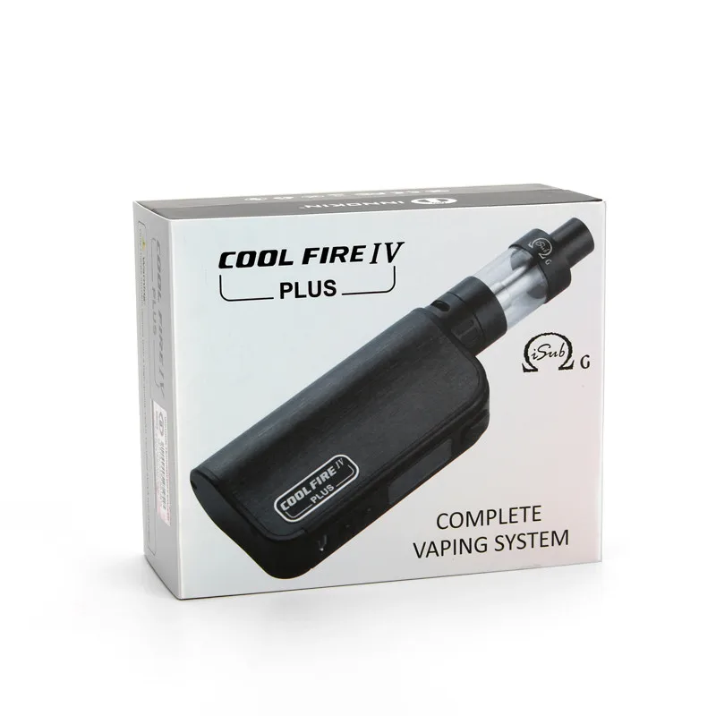 Оригинальный Innokin CoolFire IV Plus с iSub G Комплект 3300 мАч большой емкости коробка мод 4 5 мл