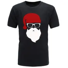 Хит! летняя брендовая Рождественская забавная футболка Дед Мороз Санта, праздничная Мужская хлопковая футболка с коротким рукавом, мужские футболки