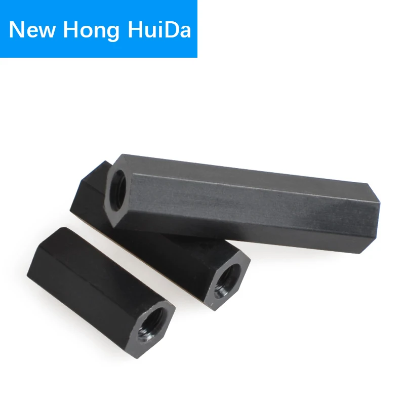 

M3 Black Hex Nylon Standoff Male Female Plastic Mount Hexagon Threaded PCB Motherboard Spacer Pillar Boards Bolt Screw Nut M3*L