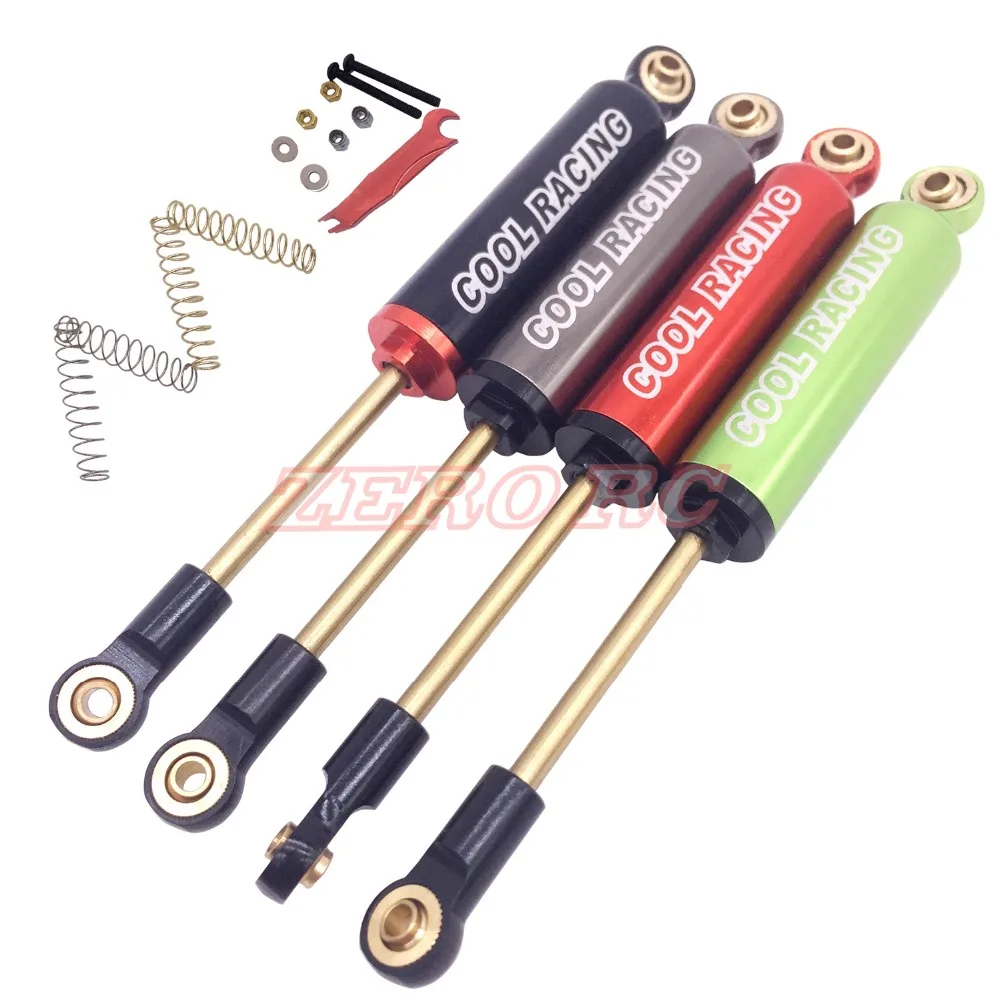 

COOL RACING ALUMINUM INTERNAL SPRINGS SUSPENSION 110MM SHOCKS ABSORBER DAMPER SET (2) FOR 1/10 RC CRAWLER TRUCK