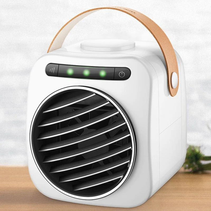 

Usb Mini Portable Air Conditioner Humidifier Purifier Led Digital Temperature Display Desktop Air Cooling Fan Air Cooler Fan F