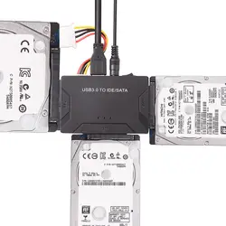 USB 3,0 для IDE и SATA конвертер Внешний адаптер жесткого диска 2,5 "/3,5" кабель HSJ-19