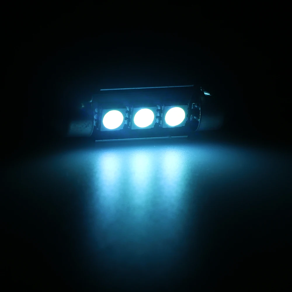 Edislight 2 шт. автомобильный светодиод 12 В гирлянда 5050 31 мм 36 39 42 C5W C10W светодиодная