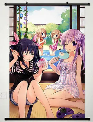 Нептун Hyperdimension Neptunia Noire домашний декор аниме плакат настенная прокрутка 096 | Дом и