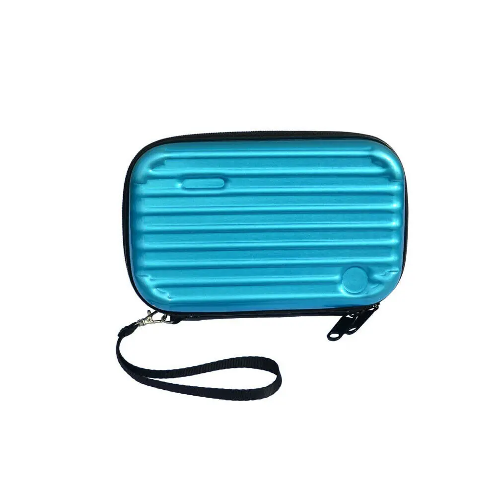 

2019 Hot New Women Fashion Colorful Laser Pattern Makeup Bag Girls Design Chic PU Mini Suitcase Shape Clutch Cosmetic Bag