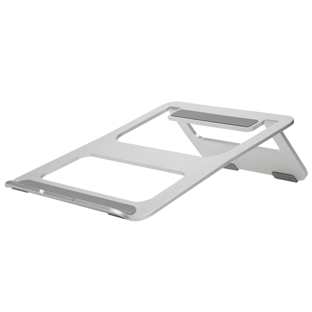  Ergonomic Design Aluminum Alloy Laptop Stand Desk Dock Holder Bracket Cooler Cooling Pad Foldable f