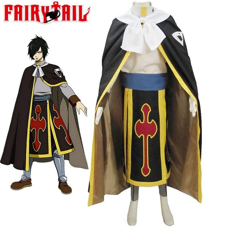 

High-Q Unisex Anime Cos Fairy Tail Dragon Slayer Shadow Dragon Cosplay Rogue Cheney Ryos Cosplay Costume Sets