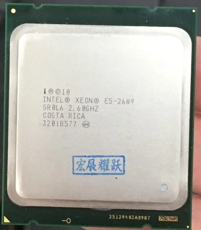 Cena Procesor intel xeon E5 2689 E5 2689 CPU 2.6 LGA 2011 SROL6 procesor pulpit ośmiordzeniowe CPU 100% normalnej pracy