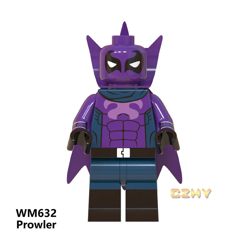 

Marvel Prowler Aaron Davis Hobie Brown Into the Spider-Verse Spider-Ham Gwen Stacy Building Blocks Toys for Children WM632