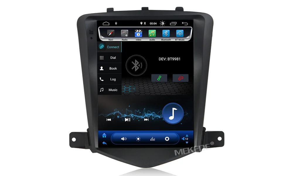 Best MEKEDE Tesla Style Android 8.1 Car Radio GPS Navigation DVD Player Stereo Headunit for Chevrolet Cruze 2008-2011 2G RAM 16G ROM 5