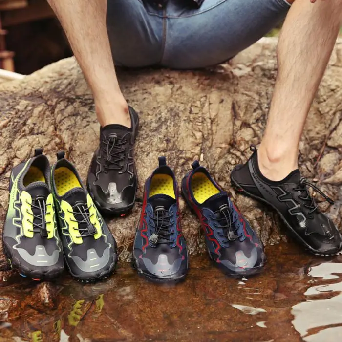 Мужская водонепроницаемая обувь спортивная Aqua Barefoot быстросохнущая дышащая нескользящая обувь для прогулок на лодках BB55