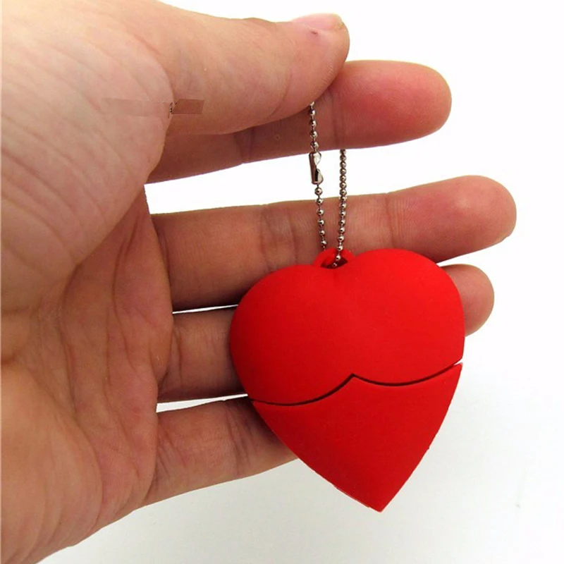 Флеш накопитель Love heart style usb 2 0 64 ГБ 32 16 8 4 Гб|USB флэш-накопители| |