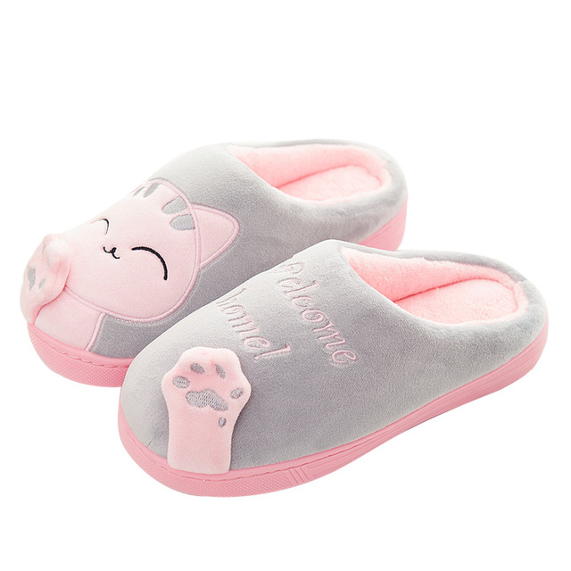 winter shoes woman rabbit cartoon pattern home slippers home non-slip Indoor slippers women flip flops cozy soft slippers