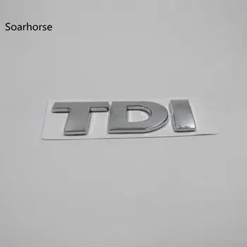 Soarhorse стикер автомобиля для Фольксваген Touareg TDI TSI задний багажник Логотип эмблема наклейка - Название цвета: TDI